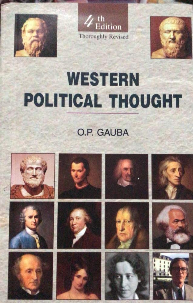 Western Political Thought By- O.P. Gauba (English Medium)