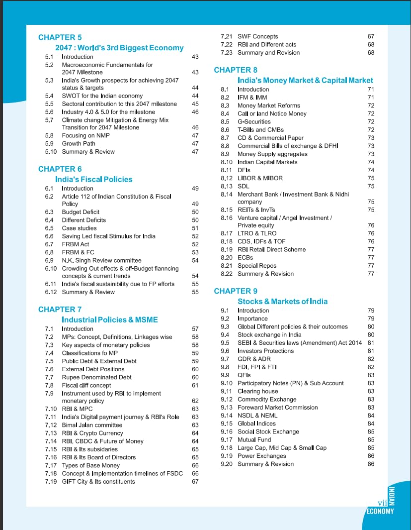 Indian Economy - A Comprehensive Study Guide for Civil Services Aspirants, 3rd Edition by Manish Kumar (IAS) and Dr. Jasmine Gambhir