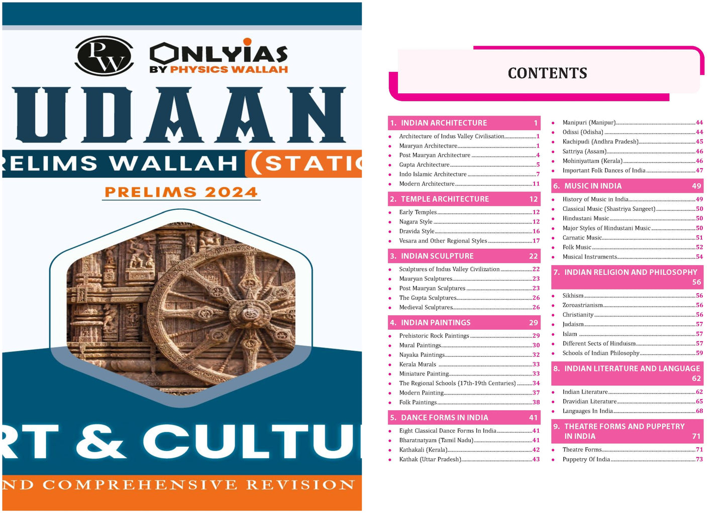 Only IAS By Physics Wallah UDAAN Prelims Wallah (Static) Notes For UPSC & PCS Exams