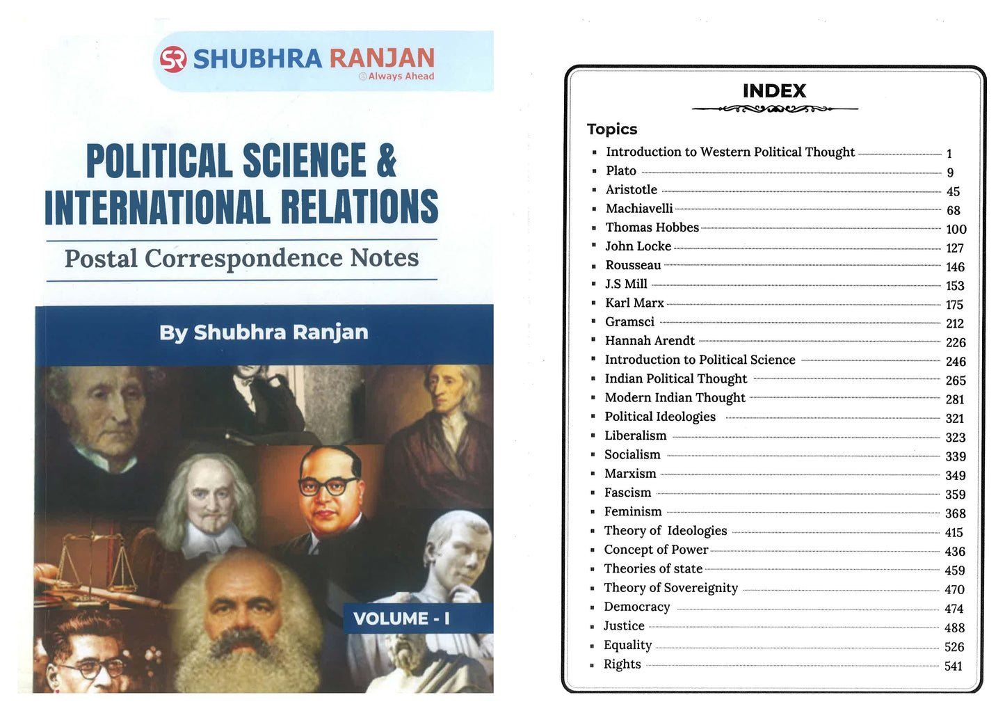 Shubra Ranjan Political Science (Class Notes) English Medium 2024-25