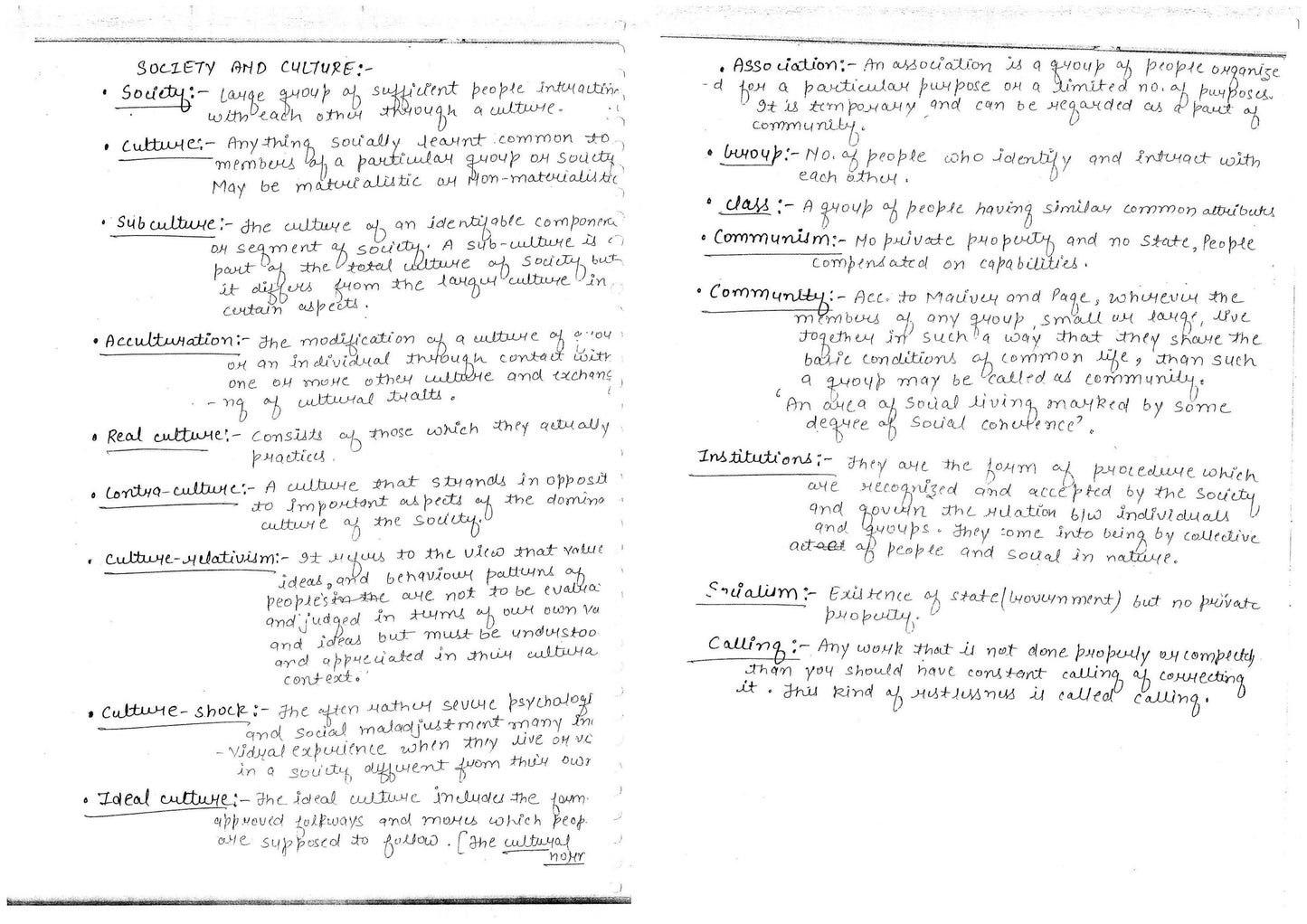 Vajiram & Ravi Mahapatra Sir Sociology Optional (Printed/Class Notes)English Medium