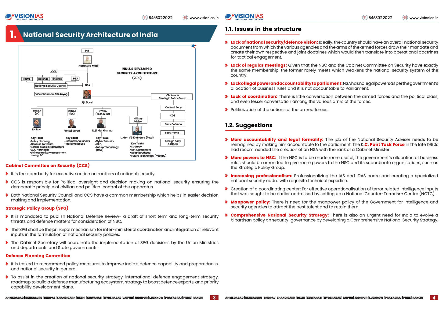 Security Vision IAS Updated Value Addition Material 2024 English Medium