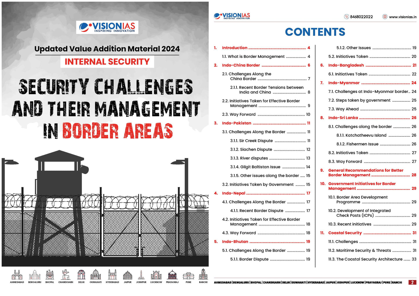 Security Vision IAS Updated Value Addition Material 2024 English Medium