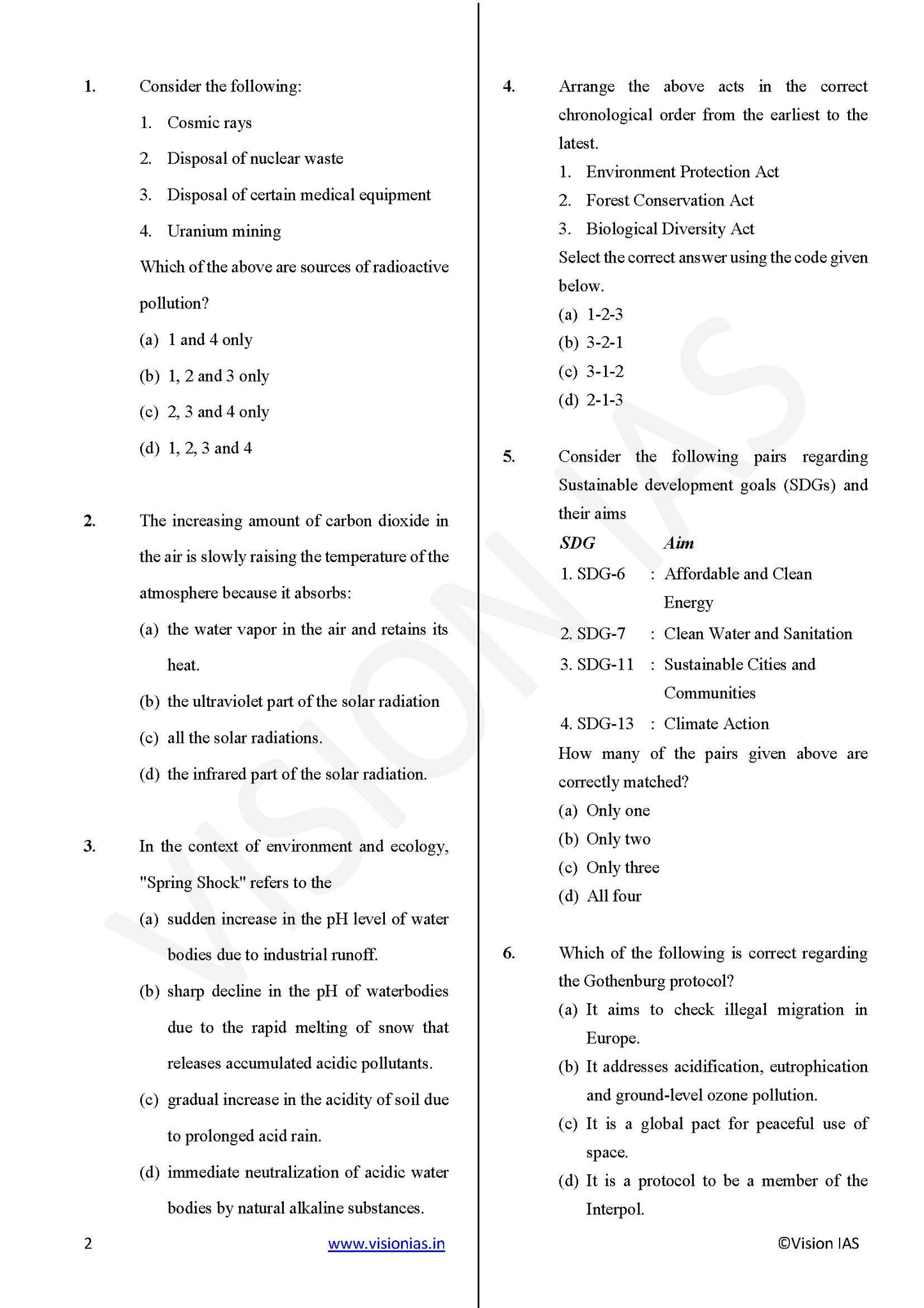 Vision IAS PT Test -8 (4708) 2025