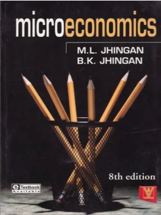 Micro Economics 8th Edition By Jhingan & Jhingan