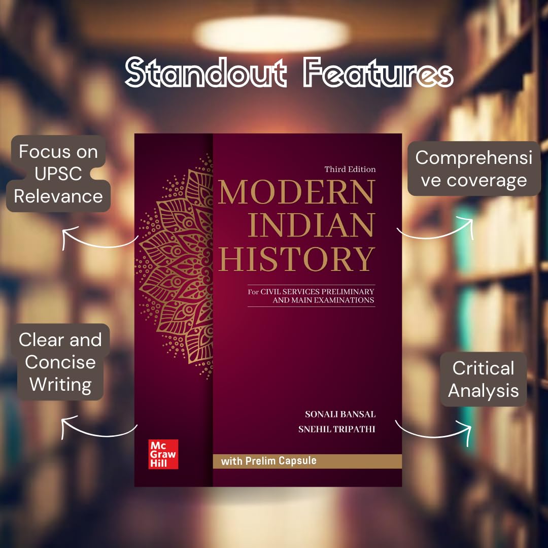MODERN INDIAN HISTORY By Sonali Bansal & Snehil Tripathi (English Medium)
