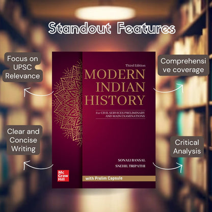 MODERN INDIAN HISTORY By Sonali Bansal & Snehil Tripathi (English Medium)