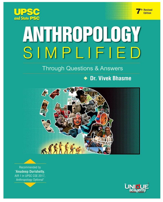 Anthropology Simplified By- Dr. Vivek Bhasme 7th Revised Edition(English Medium)