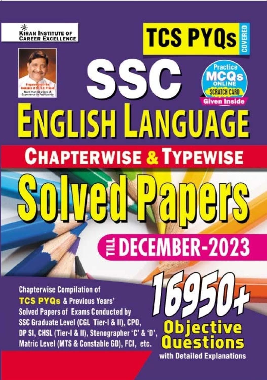 SSC TCS PYQs English Language Chapterwise & Typewise Solved Papers 16950+ Till - December 2023