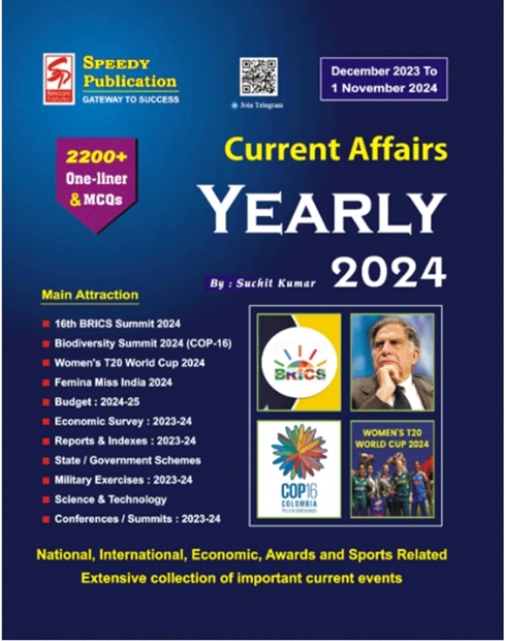 Speedy Current Affairs Yearly 2024(1 November 2023 To December 2024)