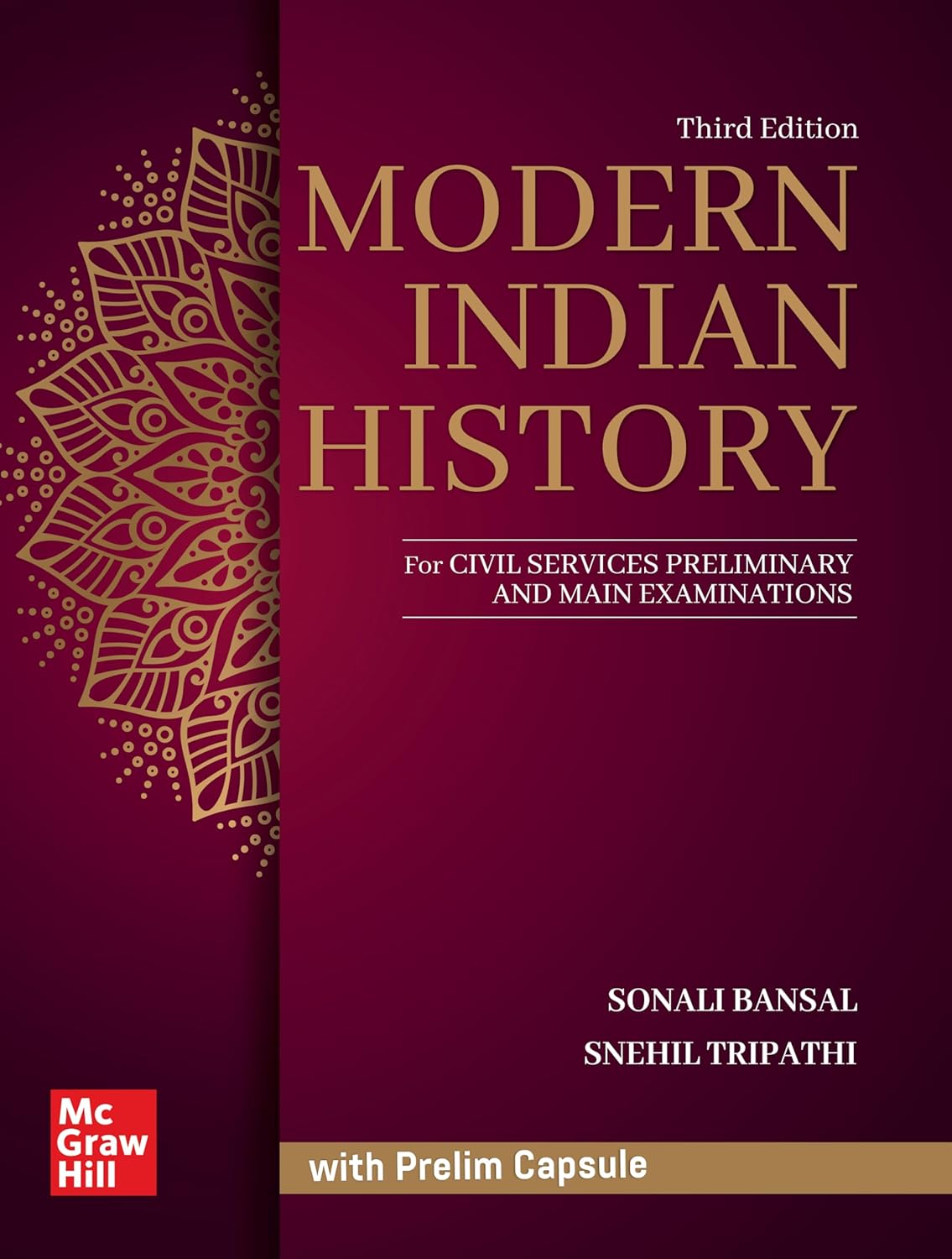 MODERN INDIAN HISTORY By Sonali Bansal & Snehil Tripathi (English Medium)