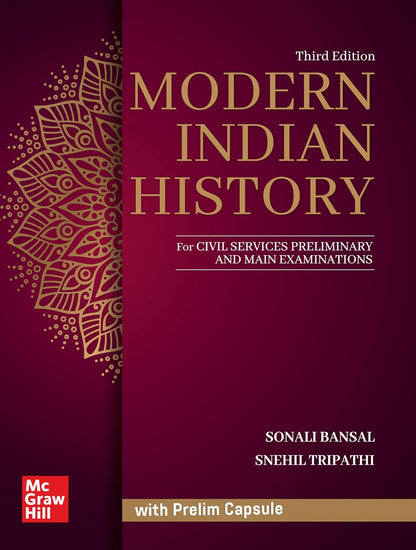 MODERN INDIAN HISTORY By Sonali Bansal & Snehil Tripathi (English Medium)