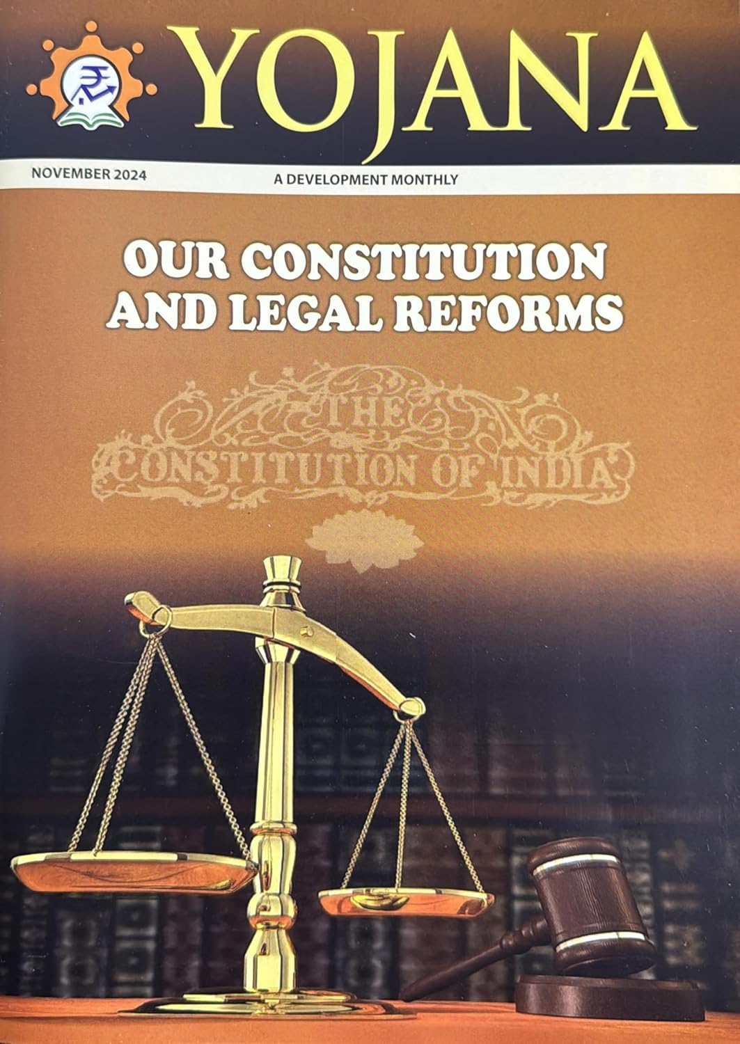 Yojana Magazine November 2024 Issue - Our Constitution And Legal Reforms|हमारा संविधान और कानूनी सुधार