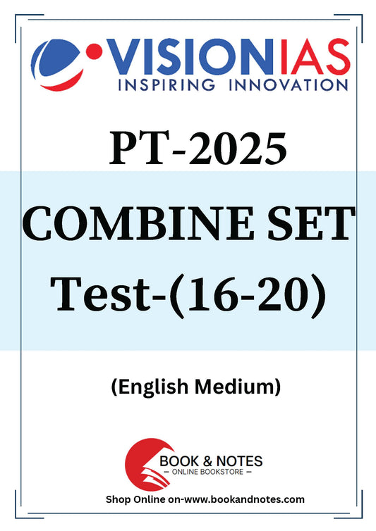 Vision IAS PT Test 16-20 (combine set) 2025 English/Hindi Medium
