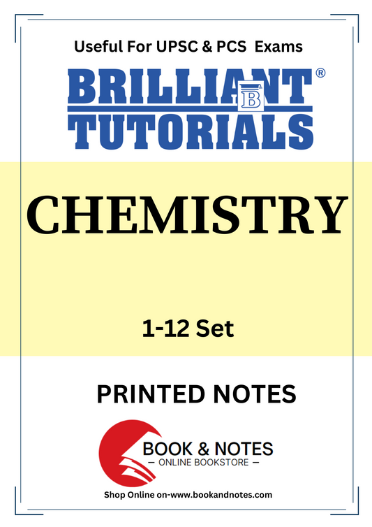 CHEMISTRY Brilliant Tutorials PRINTED MATERIAL (English Medium)