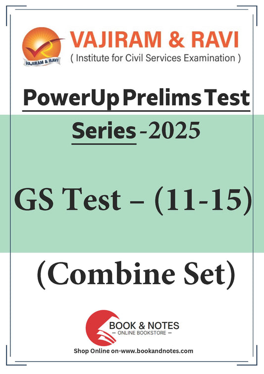 Vajiram & Ravi PowerUp Prelims Test Series –11-15 (Combine Set) 2025