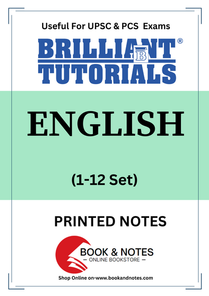 ENGLISH Brilliant Tutorials PRINTED MATERIAL