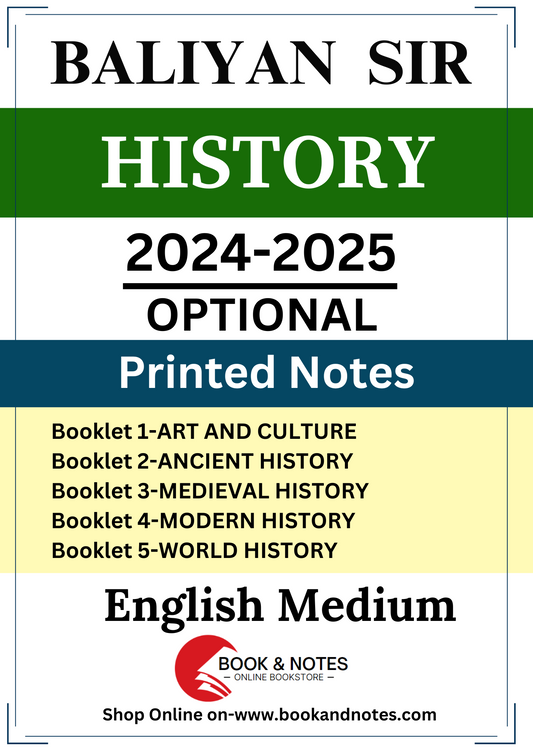 BALYAN SIR (INSIGHT IAS) HISTORY OPTIONAL NOTES (2024-2025)