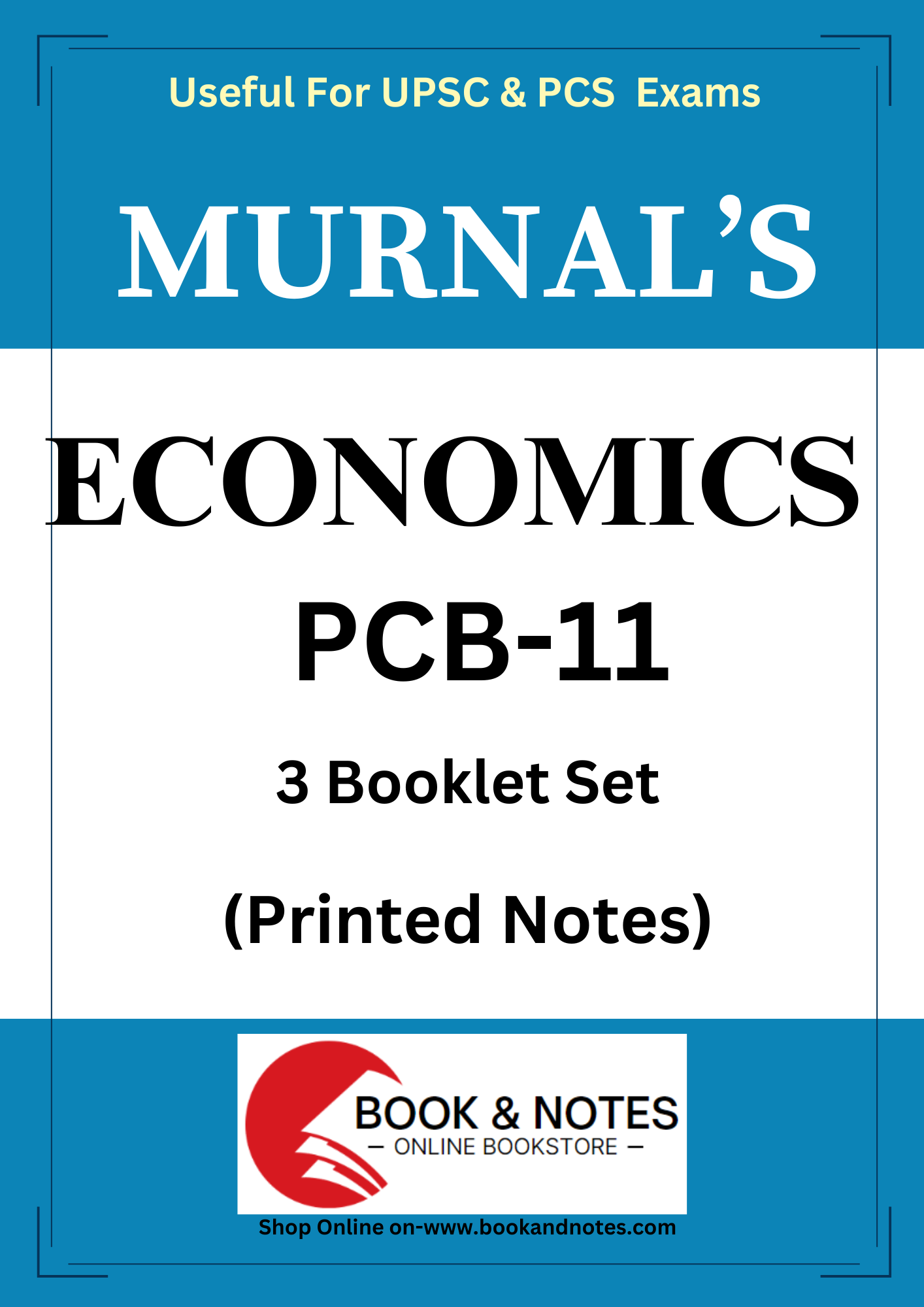 MRUNAL ECONOMY PRINTED NOTES PCB11 2024-25