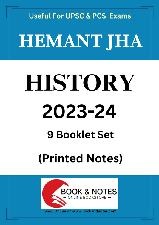 HEMANT JHA History Optional (Printed Notes) 2023-24