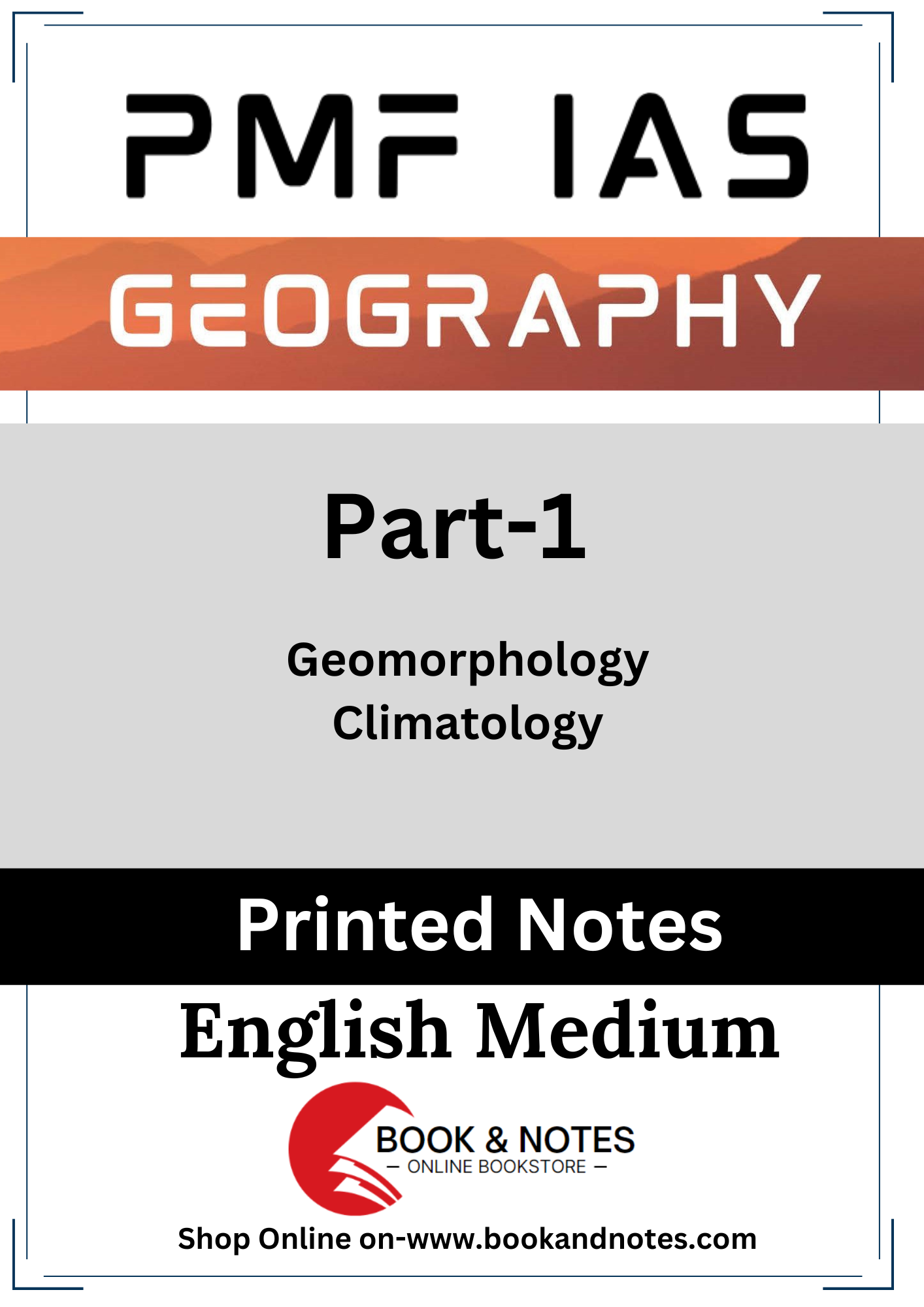 PMF IAS Geography Notes