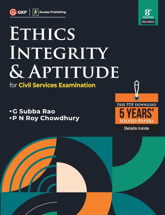 GKP Ethics, Integrity & Aptitude|नीतिशास्त्र, सत्यनिष्ठा एवं अभिवृत्ति (8th Edition) by Subba Rao for UPSC Civil Services Examination