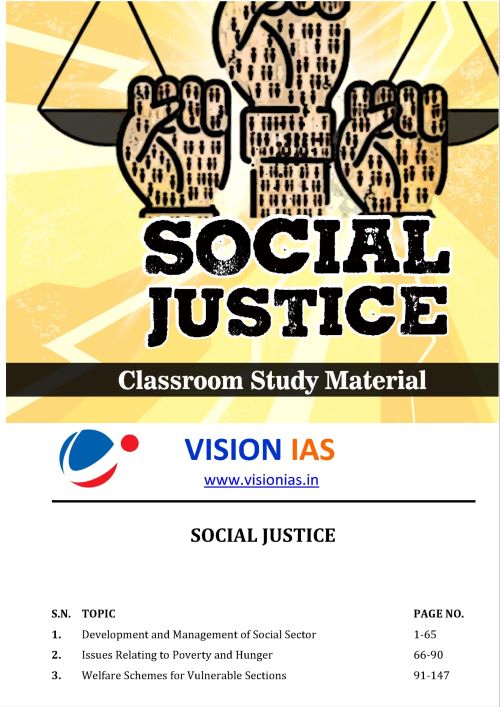 Society & Social Justice & Governance |भारतीय समाज & सामाजिक न्याय & गवर्नेंस Vision IAS Classroom Study Material General Studies 4 Booklet(English/Hindi Medium)