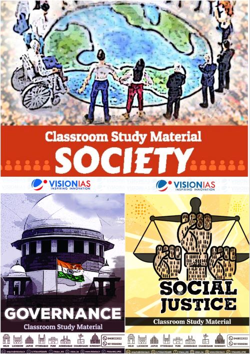 Society & Social Justice & Governance |भारतीय समाज & सामाजिक न्याय & गवर्नेंस Vision IAS Classroom Study Material General Studies 4 Booklet(English/Hindi Medium)