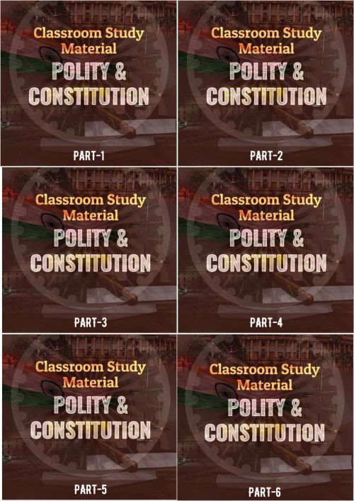 Polity|संविधान और राज्यव्यवस्था Vision IAS Classroom Study Material General Studies (English/Hindi Medium)