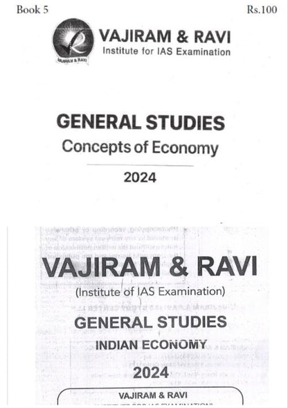 Vaji Ram & Ravi General Studies ECONOMICS (2 Booklet Set)