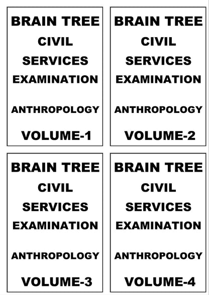 BRAIN TREE Anthropology Optional Notes (English Medium)