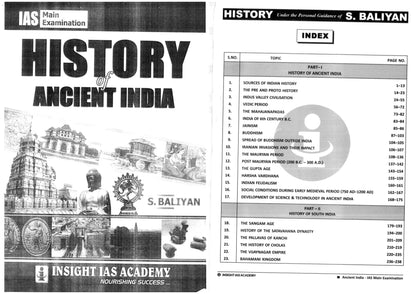 BALYAN SIR (INSIGHT IAS) HISTORY OPTIONAL NOTES (2024-2025)