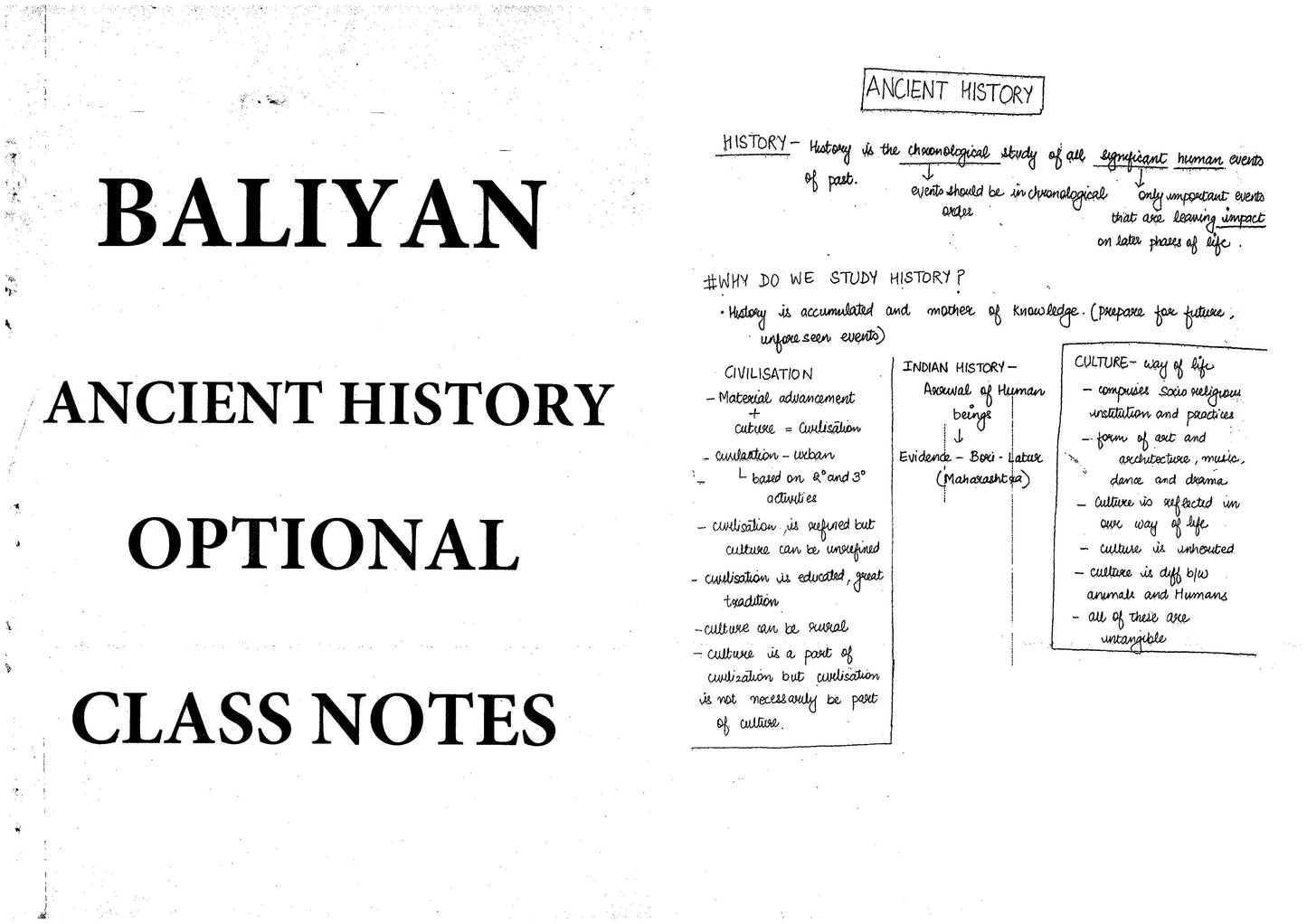 BALYAN SIR (INSIGHT IAS) HISTORY OPTIONAL NOTES (2024-2025)