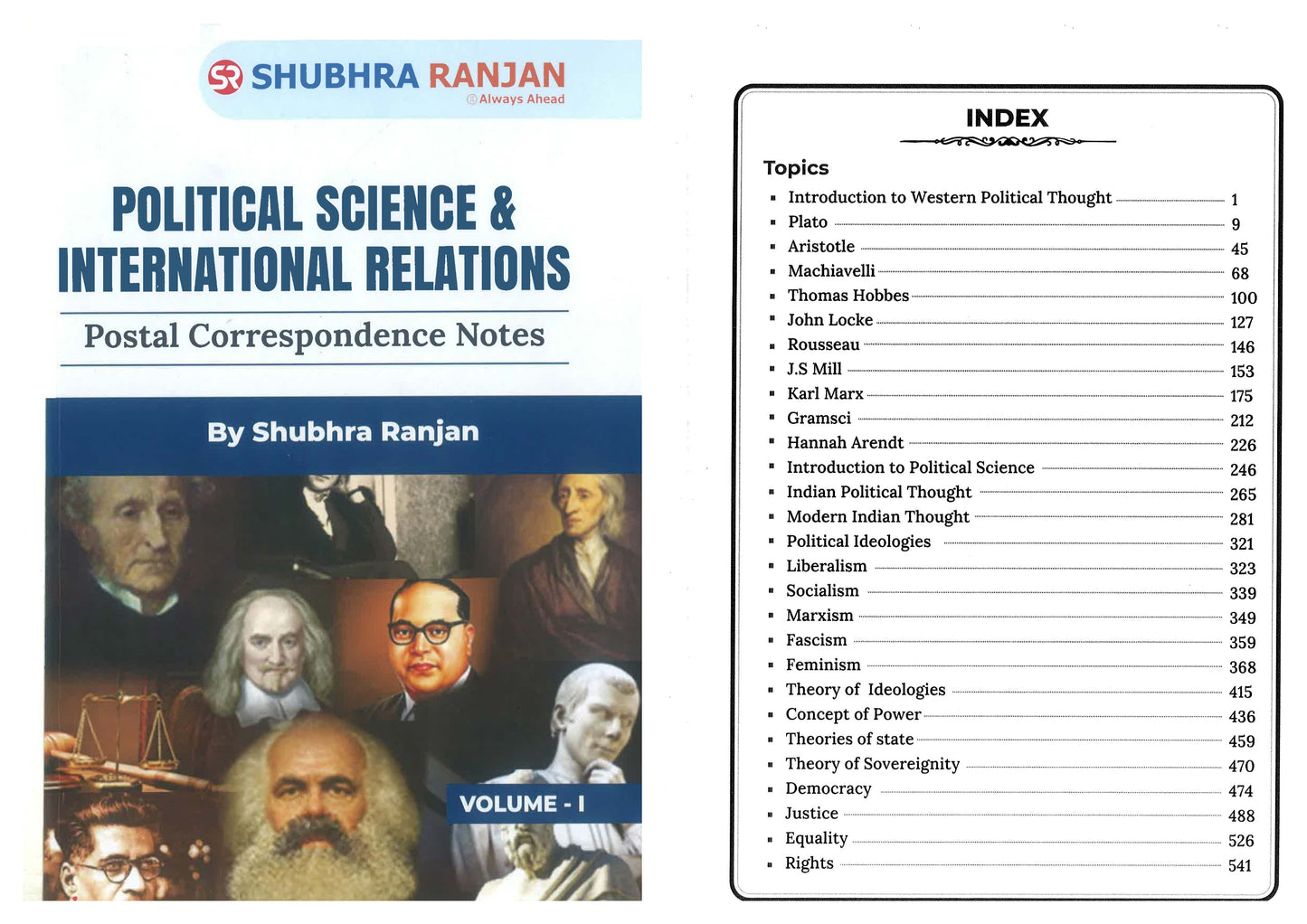 Shubra Ranjan Political Science (Class Notes) English Medium  2024-25