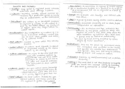 Vajiram & Ravi Mahapatra Sir Sociology Optional (Printed/Class Notes)English Medium