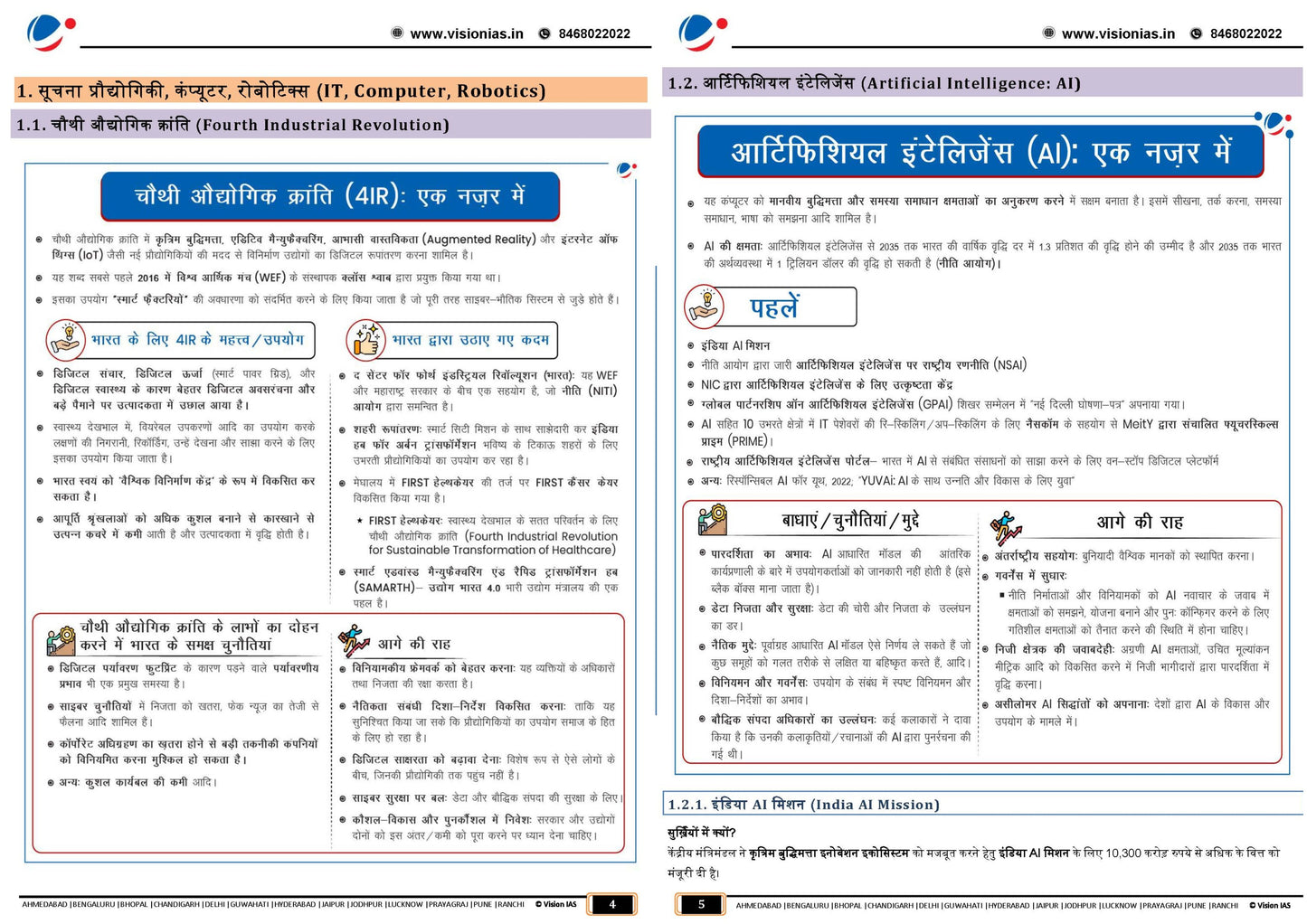 VISION IAS MAINS 365 Science and Technology|विज्ञान और प्रौद्योगिकी 2024 English/Hindi Medium