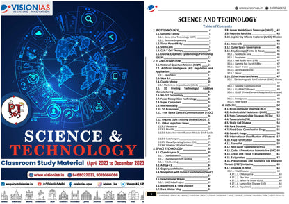 VISION IAS PT 365 Science and Technology|विज्ञान और प्रौद्योगिकी 2024 English/Hindi Medium