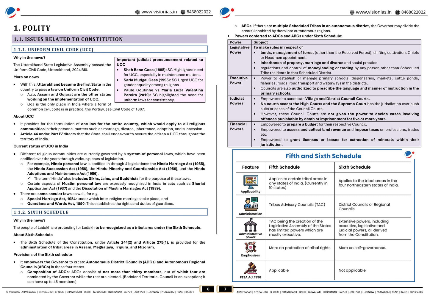 VISION IAS PT 365 Updated Classroom Study Material Part 1 & 2 2024 English/Hindi Medium(Set Of 2 Booklet)