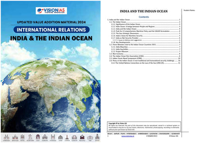International Relations Vision IAS Updated Value Addition Material 2024 English/Hindi Medium
