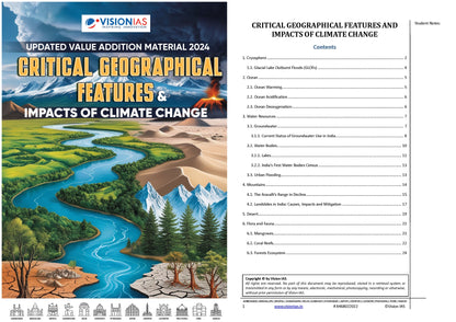 Geography Vision IAS Updated Value Addition Material 2024 English Medium