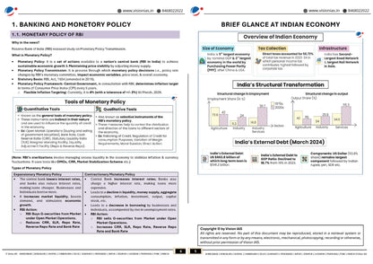 VISION IAS PT 365 Economy|अर्थव्यवस्था (April 2024 To October 2024) English/Hindi Medium 2025