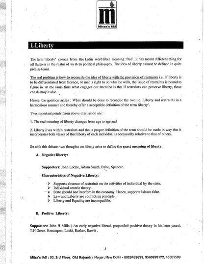 MITRA IAS Philosophy Optional (Printed Notes) English Medium