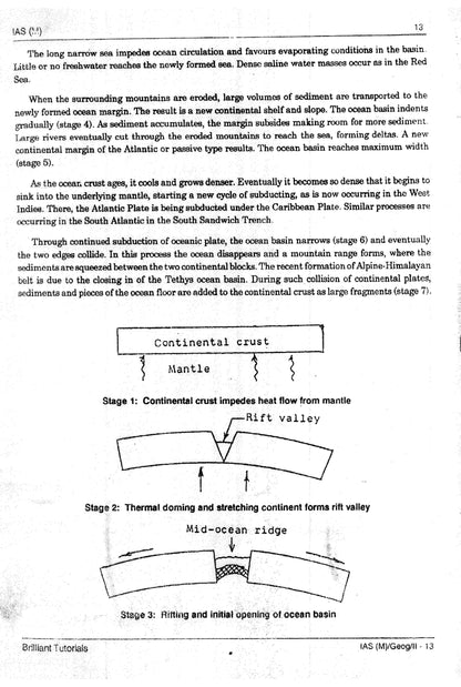 Geography Brilliant Tutorials PRINTED MATERIAL (English Medium)