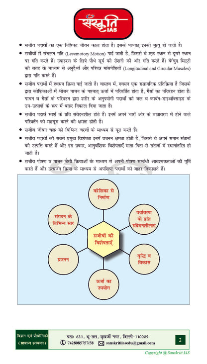 Sanskriti IAS Science & Technology विज्ञान और प्रौद्योगिकी General Studies सामान्य अध्ययन प्रिंटेड नोट्स