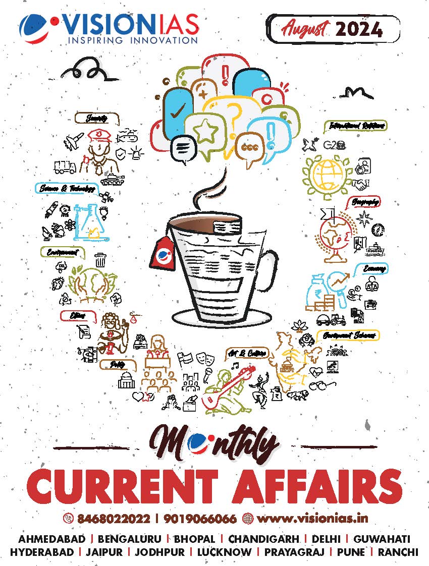 VisionIAS Monthly Current Affairs August 2024