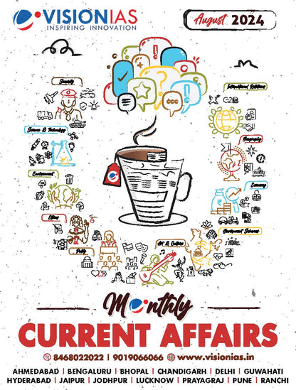 VisionIAS Monthly Current Affairs August 2024