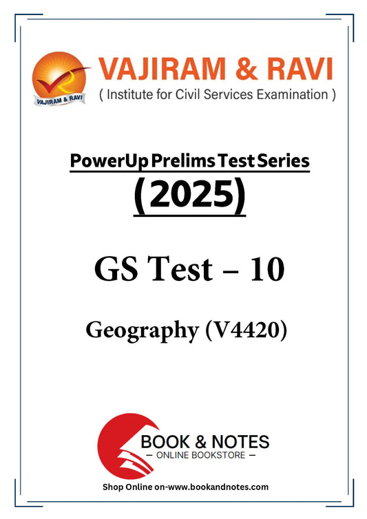 Vajiram & Ravi PowerUp Prelims Test Series –10 (V4420) 2025