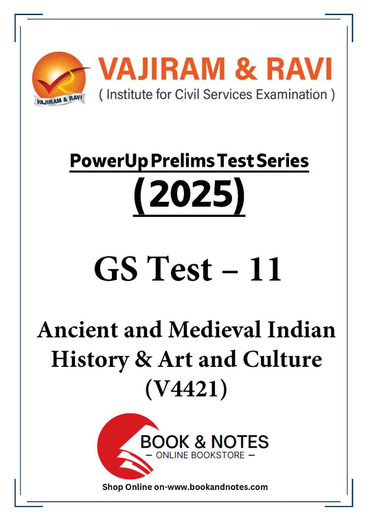 Vajiram & Ravi PowerUp Prelims Test Series –11 (V4421) 2025