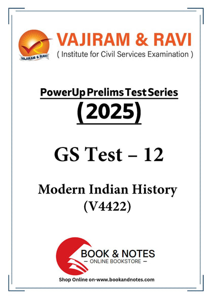 Vajiram & Ravi PowerUp Prelims Test Series –12 (V4422) 2025
