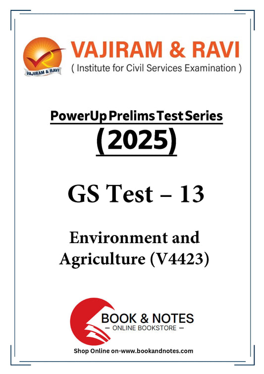 Vajiram & Ravi PowerUp Prelims Test Series –13 (V4423) 2025